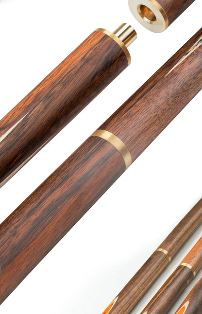 【CRICAL】3/4 Split Snooker Cues with 10-10.2mm Tip and Extension Cases for Professional Snooker Cue Stick(Tianzun-Red)