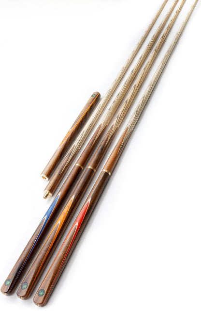 【CRICAL】3/4 Split Snooker Cues with 10-10.2mm Tip and Extension Cases for Professional Snooker Cue Stick(Tianzun-Red)